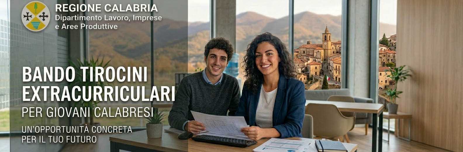 Bando Tirocini Extracurriculari per Giovani Calabresi